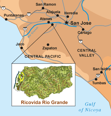 Ricovida en el mapa